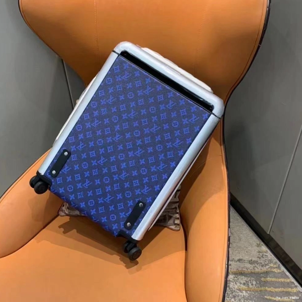 55 SUITCASE CUSTOM 37L MONOGRAM BLUE HORIZON 0729